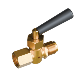 Kohout tlakoměrový ucpávkový, čep a nátrubek