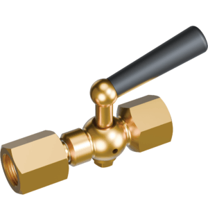 Kohout tlakoměrový s nátrubkem a převlečnou maticí